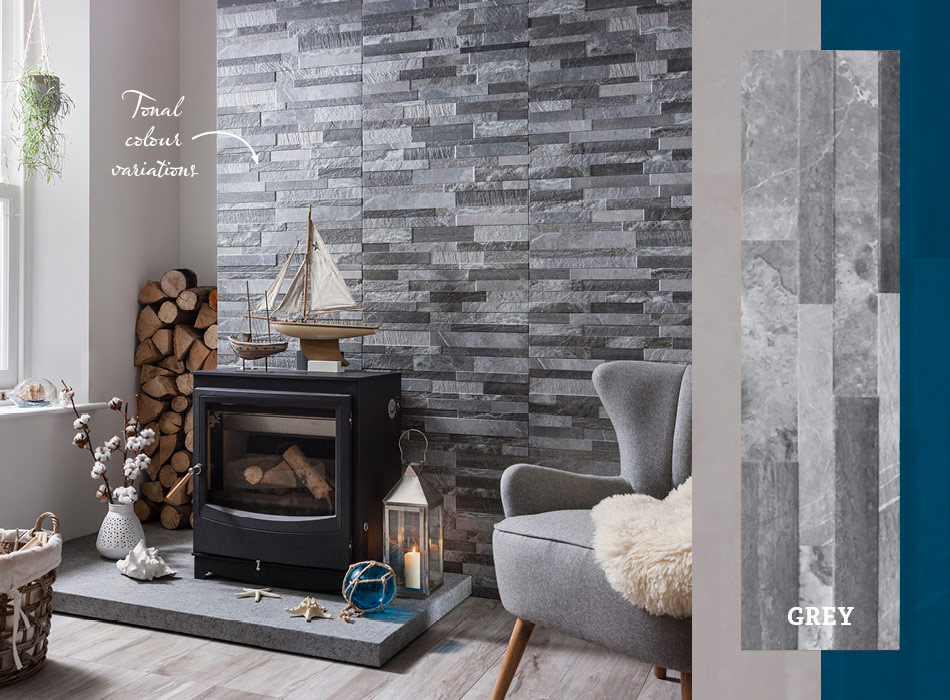 textured wall tiles living room